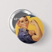 Badge Rond 5 Cm Nous Pouvons Le Faire ! (Devant & derrière)