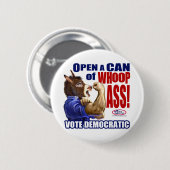 Badge Rond 5 Cm Nous pouvons le faire bouton d'âne (Devant & derrière)