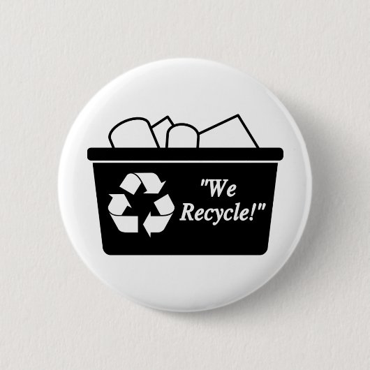 Badge Rond 5 Cm Nous réutilisons (Devant)