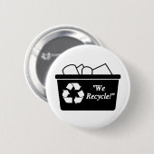 Badge Rond 5 Cm Nous réutilisons (Devant & derrière)