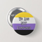 Badge Rond 5 Cm Nous Sommes... (Devant & derrière)