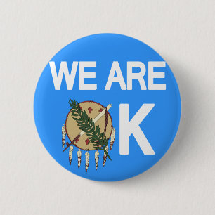 Badge Rond 5 Cm "Nous sommes" bouton CORRECT de soulagement de