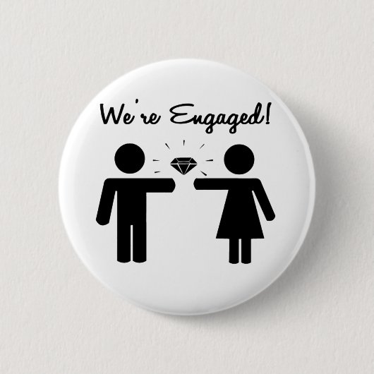 Badge Rond 5 Cm Nous Sommes Engagés (Devant)