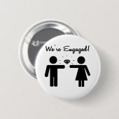 Badge Rond 5 Cm Nous Sommes Engagés (Devant & derrière)