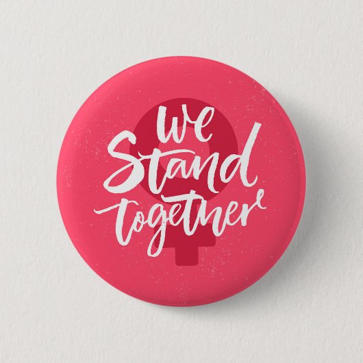 Badge Rond 5 Cm Nous Sommes Ensemble (Devant)