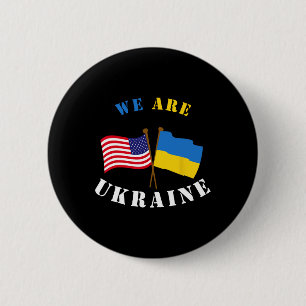 Badge Rond 5 Cm Nous sommes la chemise ukrainienne Soutien à l'Ukr