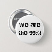 Badge Rond 5 Cm Nous sommes les 99% ! (Devant & derrière)