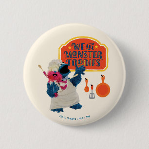 Badge Rond 5 Cm Nous sommes les Monster Foodies