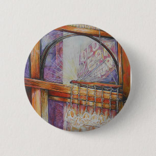 Badge Rond 5 Cm Nous sommes tous des papillons de nuit volant auto