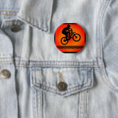 BADGE ROND 5 CM NOUVEAU DE VÉLO QUALIFIÉ (En situation)