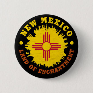 BADGE ROND 5 CM NOUVEAU DRAPEAU D'ÉTAT DU MEXIQUE
