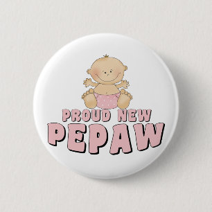 Badge Rond 5 Cm NOUVEAU garçon FIER de Pepaw