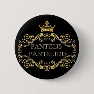 BADGE ROND 5 CM NOUVEAU ! ! - PANTELIS PANTELIDIS PANNEAU RETOUR