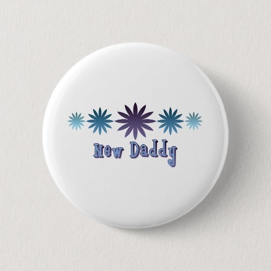 Badge Rond 5 Cm Nouveau papa (Devant)