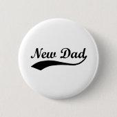 Badge Rond 5 Cm Nouveau papa (Devant)