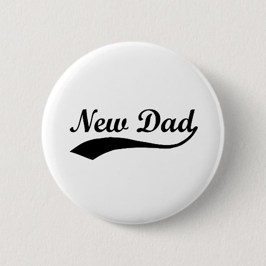 Badge Rond 5 Cm Nouveau papa (Devant)
