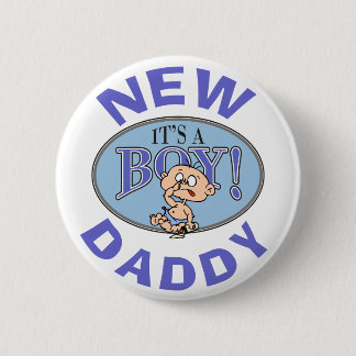 Badge Rond 5 Cm Nouveau papa de bébé