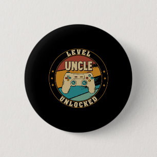 Badge Rond 5 Cm Nouveau papa oncle maman gamer