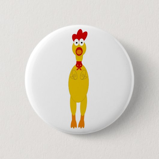 Badge Rond 5 Cm Nouveau Pin de poulet (Devant)