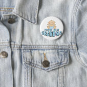 Badge Rond 5 Cm NOUVEAU T-shirt FIER de grand-maman (En situation)