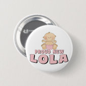 Badge Rond 5 Cm NOUVEAU T-shirt FIER de Lola (Devant & derrière)