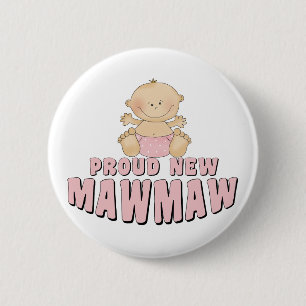Badge Rond 5 Cm NOUVEAU T-shirt FIER de MawMaw