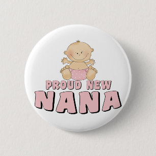 Badge Rond 5 Cm NOUVEAU T-shirt FIER de Nana