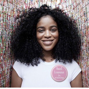 Badge Rond 5 Cm NOUVEAUTÉ ! Tante personnalisée en attente Bouton 