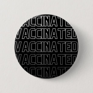 Badge Rond 5 Cm Nouveaux modes répétitifs Typografy Text Black
