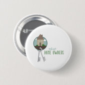 Badge Rond 5 Cm Nouveaux propriétaires (Devant & derrière)