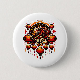 Badge Rond 5 Cm nouvel an chinois 2024