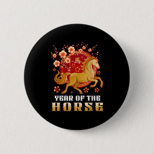 Badge Rond 5 Cm Nouvel An Lunaire Nouvel An Chinois 2026 Année Du 