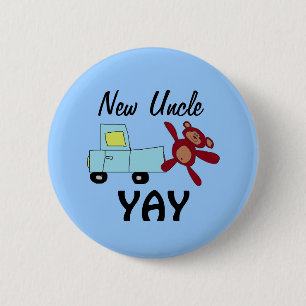Badge Rond 5 Cm Nouvel oncle Button