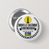 Badge Rond 5 Cm Nouvelle-Calédonie (Devant & derrière)