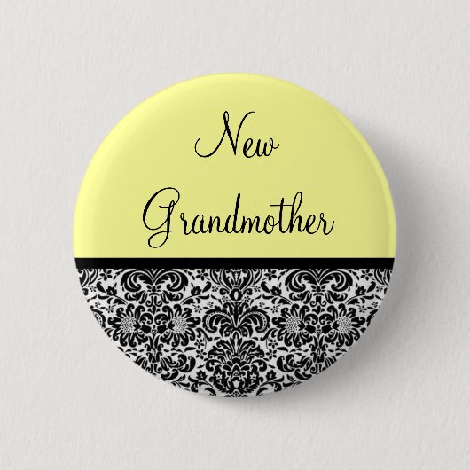 Badge Rond 5 Cm Nouvelle grand-mère (Devant)