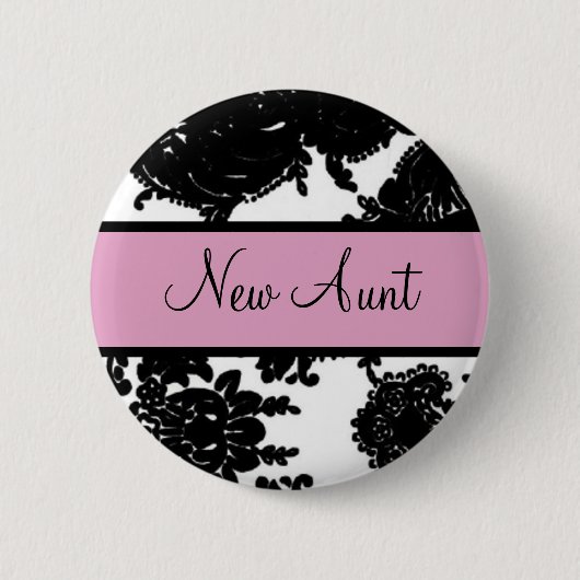 Badge Rond 5 Cm Nouvelle tante (Devant)