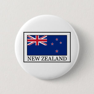 Badge Rond 5 Cm Nouvelle-Zélande