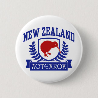 Badge Rond 5 Cm Nouvelle-Zélande