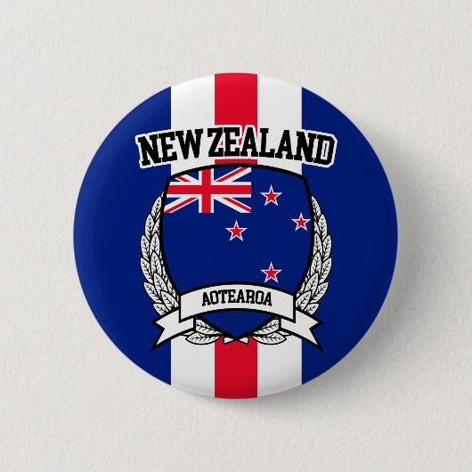 Badge Rond 5 Cm Nouvelle-Zélande (Devant)