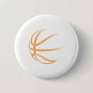 Badge Rond 5 Cm Novelté de basket-ball - Joueur de basket-ball