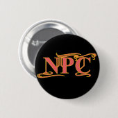 Badge Rond 5 Cm NPC Do Not Maim Rob or Kill Funny RPG (Devant & derrière)