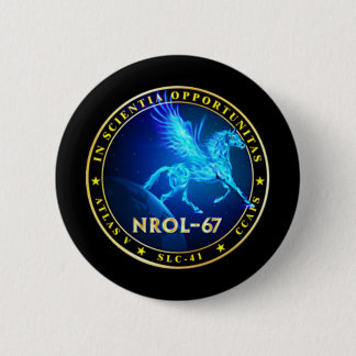 Badge Rond 5 Cm Nrol-67 Usa-250 Dans Scientia Opportunitas Espion 