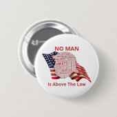 Badge Rond 5 Cm Nuage de mots politiques anti-Trump (Devant & derrière)