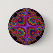 Badge Rond 5 Cm Nuage d'électron (Devant)