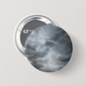 Badge Rond 5 Cm Nuages de tempête en panne (Devant & derrière)