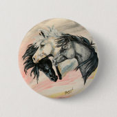 Badge Rond 5 Cm Nuances de gris (Devant)