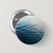 Badge Rond 5 Cm Nuances d'eau bleue Photographie de la nature Abst (Devant & derrière)