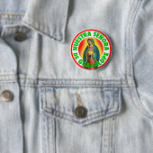 Badge Rond 5 Cm Nuestra Señora De Guadalupe (En situation)