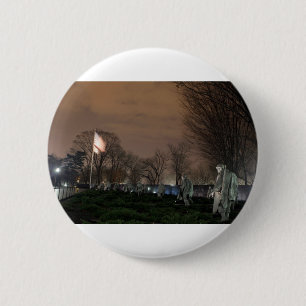 Badge Rond 5 Cm Nuit de monument de Washington de mémorial de