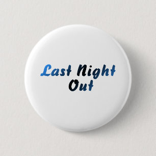 Badge Rond 5 Cm Nuit dernière (bleu)
